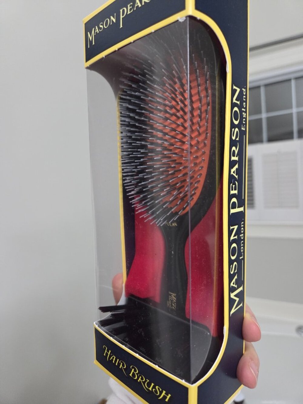 NIB Mason Pearson Popular Bristle & Nylon Hairbrush BN1 LARGE